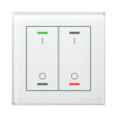 MDT GTL-2TBW.02S KNX Glastaster II Light 2-fach RGBW TS...