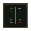 MDT GTL-2TBS.02S KNX Glastaster II Light 2-fach RGBW TS...