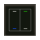 MDT GTL-2T0S.02S KNX Glastaster II Light 2-fach RGBW TS Neutral Secure Schwarz