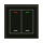 MDT GTL-200S.02S KNX Glastaster II Light 2-fach RGBW Neutral Secure Schwarz