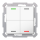 MDT TAL-55T4002.02S KNX Taster Light 55 4-fach RGBW TS Neutral Secure Reinweiß glänzend