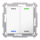 MDT TAL-55T2002.02S KNX Taster Light 55 2-fach RGBW TS Neutral Secure Reinweiß glänzend