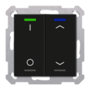 MDT TAL-55T2D06.02S KNX Taster Light 55 2-fach RGBW TS...