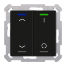 MDT TAL-55T2C06.02S KNX Taster Light 55 2-fach RGBW TS...