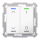MDT TAL-55T2C02.02S KNX Taster Light 55 2-fach RGBW TS Jalousie Schalten Secure Reinweiß glänzend