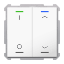 MDT TAL-63T2D04.02S KNX Taster Light 63 2-fach RGBW TS...