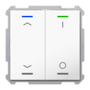 MDT TAL-63T2C04.02S KNX Taster Light 63 2-fach RGBW TS...