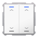 MDT TAL-63T2A04.02S KNX Taster Light 63 2-fach RGBW TS...