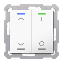 MDT TAL-5502C02.02S KNX Taster Light 55 2-fach RGBW...