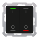 MDT TAL-5502B06.02S KNX Taster Light 55 2-fach RGBW...
