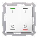 MDT TAL-5502B02.02S KNX Taster Light 55 2-fach RGBW...