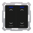 MDT TAL-5502A06.02S KNX Taster Light 55 2-fach RGBW...