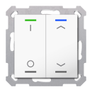 MDT TAL-5502D02.02S KNX Taster Light 55 2-fach RGBW...