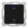 MDT TAL-5501A06.02S KNX Taster Light 55 1-fach RGBW Jalousie Secure Schwarz matt