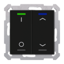 MDT TAL-5502D06.02S KNX Taster Light 55 2-fach RGBW...