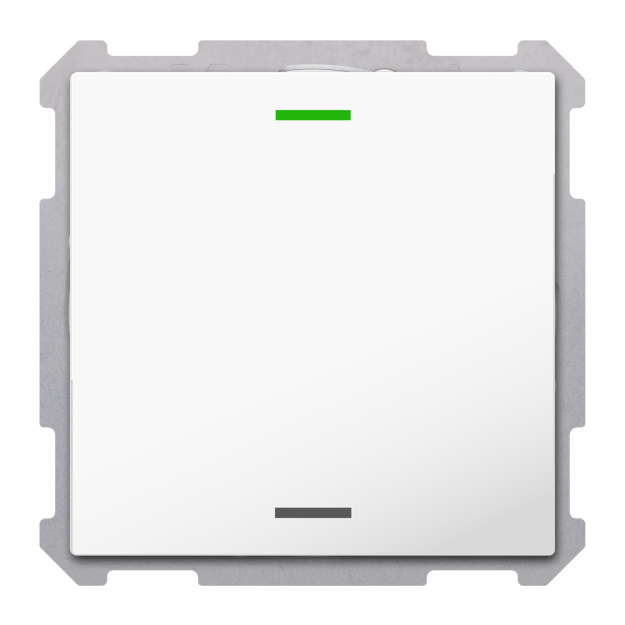 MDT TAL-6301004.02S KNX Taster Light 63 1-fach RGBW Studio Neutral Secure Studioweiß glänzend