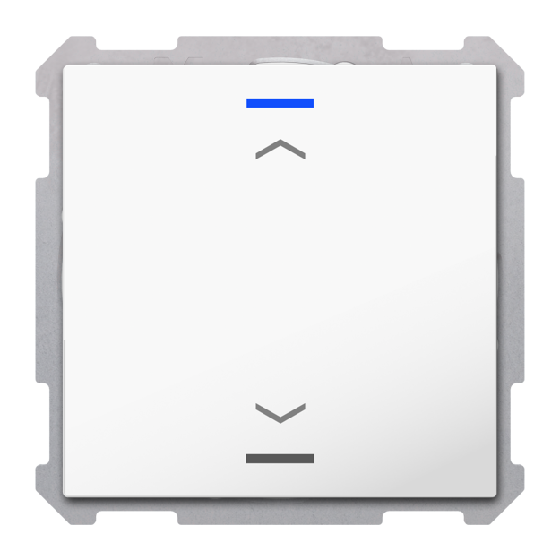 MDT TAL-6301A04.02S KNX Taster Light 63 1-fach RGBW Studio Jalousie Secure Studioweiß glänzend