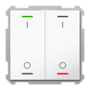 MDT TAL-6302B04.02S KNX Taster Light 63 2-fach RGBW...