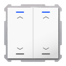 MDT TAL-6302A04.02S KNX Taster Light 63 2-fach RGBW...