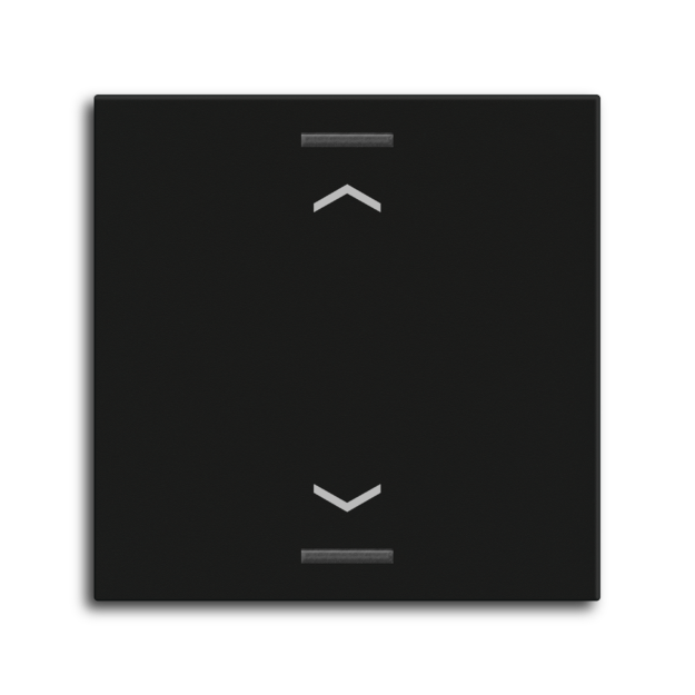 MDT TAL-55W1A06.02  Wippe für KNX Taster Light 55 1-fach Jalousie Schwarz matt