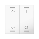 MDT TAL-55W2C02.02  Wippe für KNX Taster Light 55...