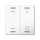 MDT TAL-55W2C02.02  Wippe für KNX Taster Light 55 2-fach Jalousie Schalten Reinweiß glänzend