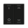MDT TAL-55W2D06.02  Wippe für KNX Taster Light 55 2-fach Schalten Jalousie Schwarz matt