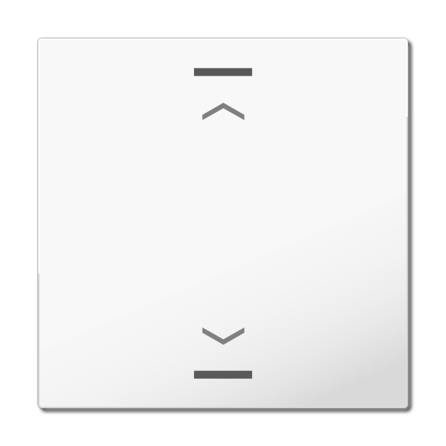 MDT TAL-63W1A04.02  Wippe für KNX Taster Light 63 1-fach Studio Jalousie Studioweiß glänzend