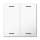 MDT TAL-63W2004.02  Wippe für KNX Taster Light 63 2-fach Studio Neutral Studioweiß glänzend