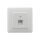 RKB 80000001 5Gbit Netzwerkdose 1-fach Weiß - passend für Cat.6- und Cat.7 Netzwerk-Kabel