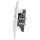 RKB 80000001 5Gbit Netzwerkdose 1-fach Weiß - passend für Cat.6- und Cat.7 Netzwerk-Kabel