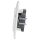 RKB 80000002 5Gbit Netzwerkdose 2-fach Weiß - passend für Cat.6- und Cat.7 Netzwerk-Kabel