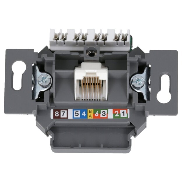 RKB 5Gbit Netzwerkdose 80000003 1-fach RJ45 UP 0 für Cat.6 & Cat.7 Kabel