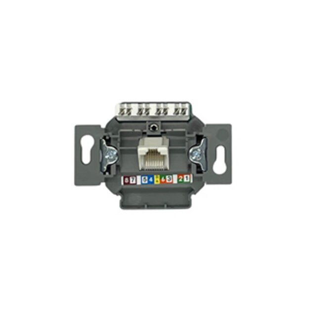 RKB 80000003 5Gbit Netzwerkdose 1-fach Up 0 passend für Cat.6- und Cat.7 Netzwerk-Kabel