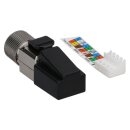 RKB 10Gbit Universalstecker RJ45 Cat.6A geschirmt - werkzeuglose Montage - 80000006
