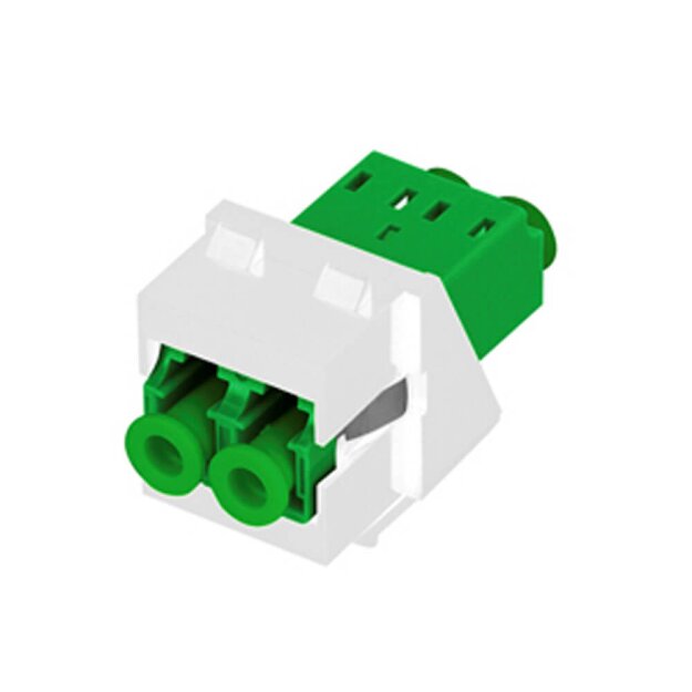 KB LWL Keystone LC-D OS2 APC weiß 80000009