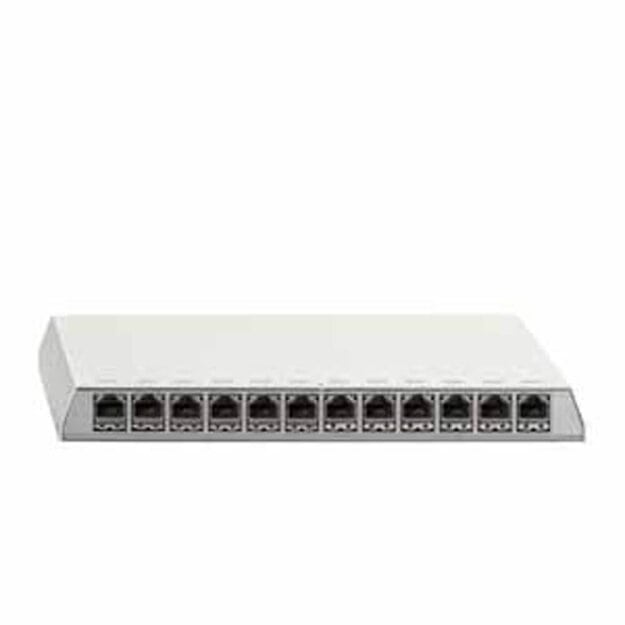 RKB 80000022 5Gbit Patchpanel Aufputz 12-fach Weiß