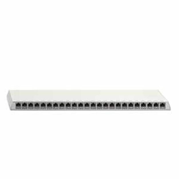 RKB 80000024 5Gbit Patchpanel Aufputz 24-fach Weiß