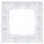 RKB Designrahmen 1-fach Weiß 80000026 für 55x55 mm Design-Zentralstücke