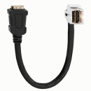 RKB 80000078 HDMI-Keystone mit Kabelpeitsche Weiß