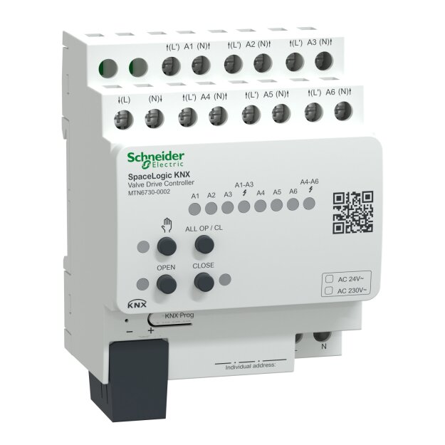 Schneider Electric MTN6730-0002 SpaceLogic KNX Ventilantriebsaktor