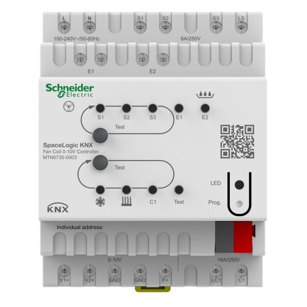 Schneider Electric MTN6730-0003 SpaceLogic KNX Fan Coil 0-10V Regler