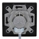 Jung Serie LS Komplett-Set Edelstahl: Cat.6A iso-Anschlussdose UAE-Cat.6A iso-8 Up 0 + ES2969-1UA Abdeckung f. IAE/UAE-Anschlussdose + ES2981 Rahmen 1-fach