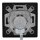Jung Serie LS Komplett-Set Edelstahl: Cat.6A iso-Anschlussdose UAE-Cat.6A iso-8/8 Up 0 + ES2969-2UA Abdeckung f. IAE/UAE-Anschlussdose + ES2981 Rahmen 1-fach