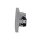 Jung Serie LS Komplett-Set Edelstahl: Cat.6A iso-Anschlussdose UAE-Cat.6A iso-8 Up 0 + ES2969-1UA Abdeckung f. IAE/UAE-Anschlussdose + ES1520 SCHUKO Steckdose + ES2982 Rahmen 2-fach