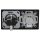 Jung Serie LS Komplett-Set Edelstahl: Cat.6A iso-Anschlussdose UAE-Cat.6A iso-8/8 Up 0 + ES2969-2UA Abdeckung f. IAE/UAE-Anschlussdose + ES1520 SCHUKO Steckdose + ES2982 Rahmen 2-fach