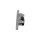 Jung Serie LS Komplett-Set Edelstahl: Cat.6A iso-Anschlussdose UAE-Cat.6A iso-8/8 Up 0 + ES2969-2UA Abdeckung f. IAE/UAE-Anschlussdose + 2x ES1520 SCHUKO Steckdose + ES2983 Rahmen 3-fach