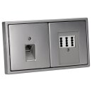 Jung Serie LS Komplett-Set Edelstahl: Cat.6A...
