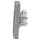 Jung Serie LS Komplett-Set Edelstahl: TAE-Anschlussdose TAE 3x6 NFN Up 0 rw + ES2969T Abdeckung f. TAE-Anschlussdose + ES2981 Rahmen 1-fach