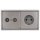 Jung Serie LS Komplett-Set Edelstahl: Antennensteckdose EDU 04 F + ES2990TV Abdeckung f. Antennen-Steckdose + ES1520 SCHUKO Steckdose + ES2982 Rahmen 2-fach